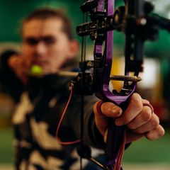 Close up of steady hand during exercise